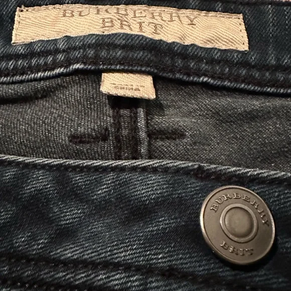 Burberry Brit Skinny Low Rise Jeans in dark blue wash - Picture 2 of 9